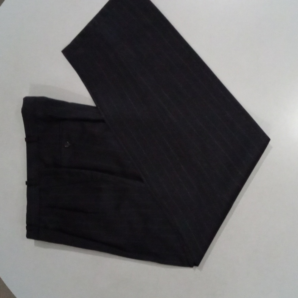 2 pc Botany 500 Striped Black and White Suit - Picture 5 of 12